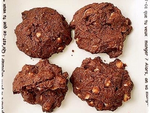 米粉のチョコチップドロップクッキー